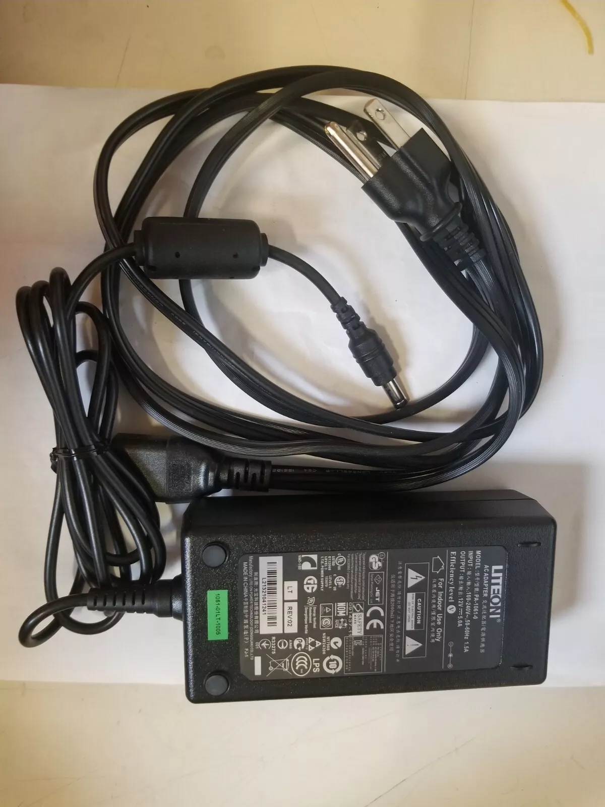 *Brand NEW*Genuine Liteon 12V 5A 60W AC Adapter PA-1061-0 Power Supply *Brand NEW*Genuine Liteon 12V 5A 60W AC Adapter PA-1061-0 Power Supply